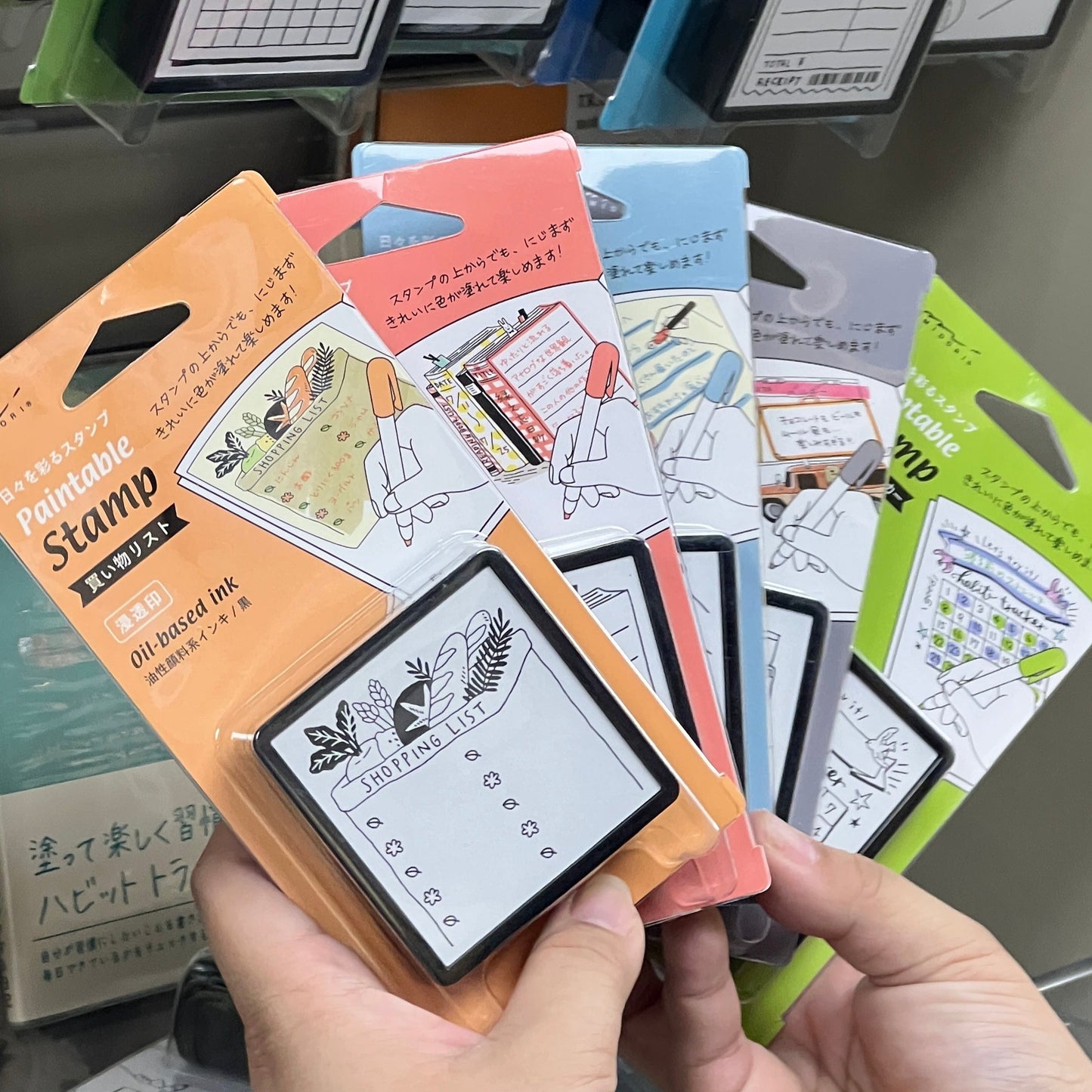 MIDORI Paintable Stamp Pre-Inked by Midori