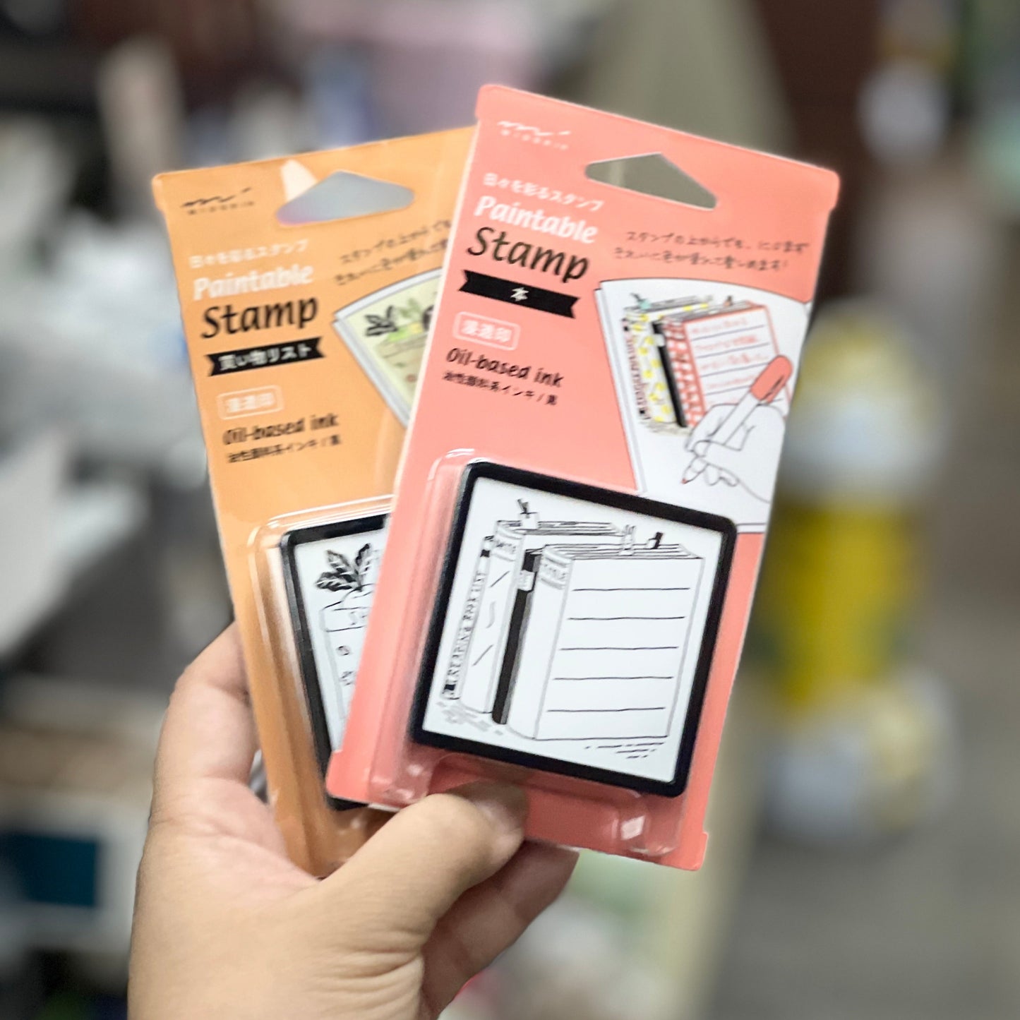MIDORI Paintable Stamp Pre-Inked by Midori