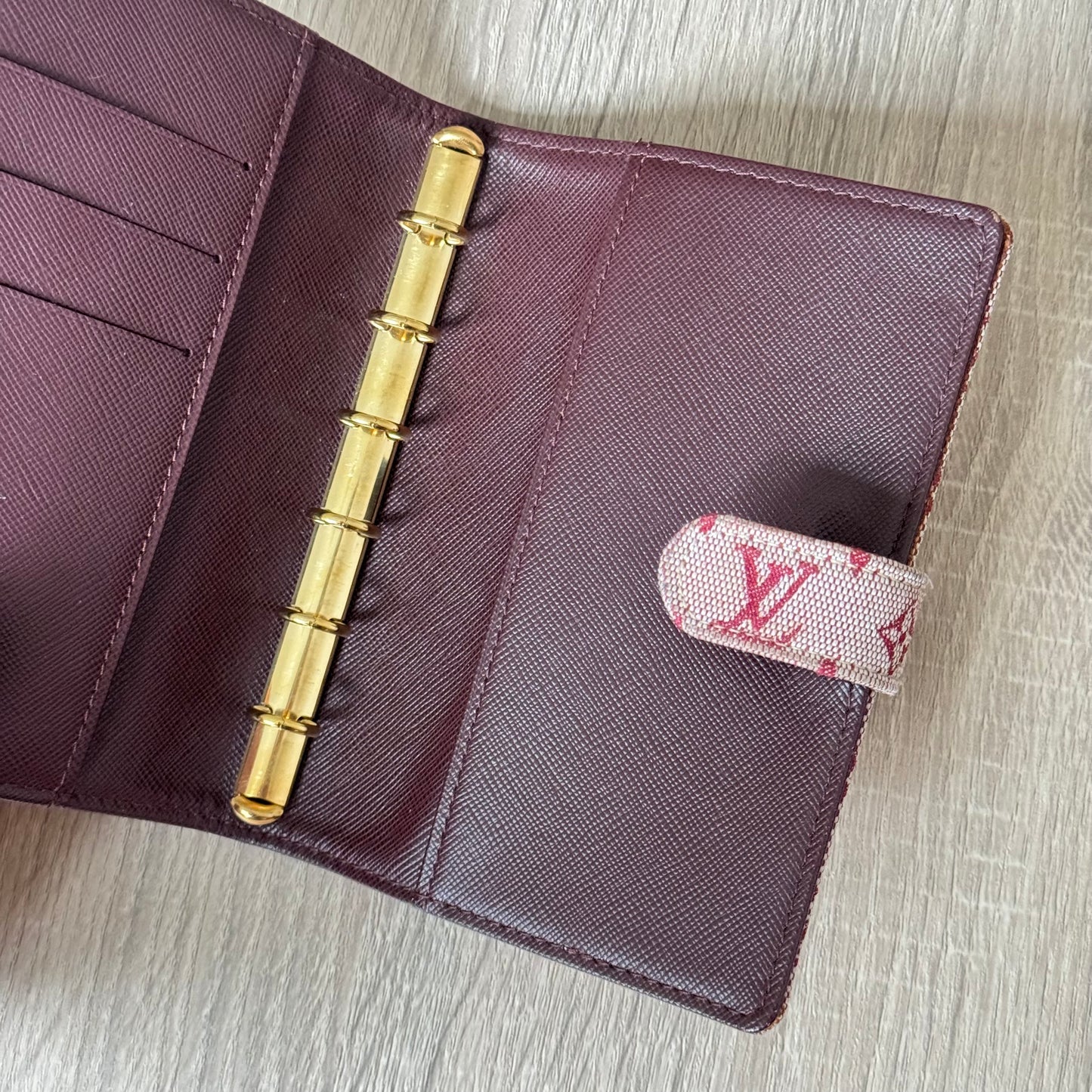 LV Monogram Red/Pink Lyn PM Agenda