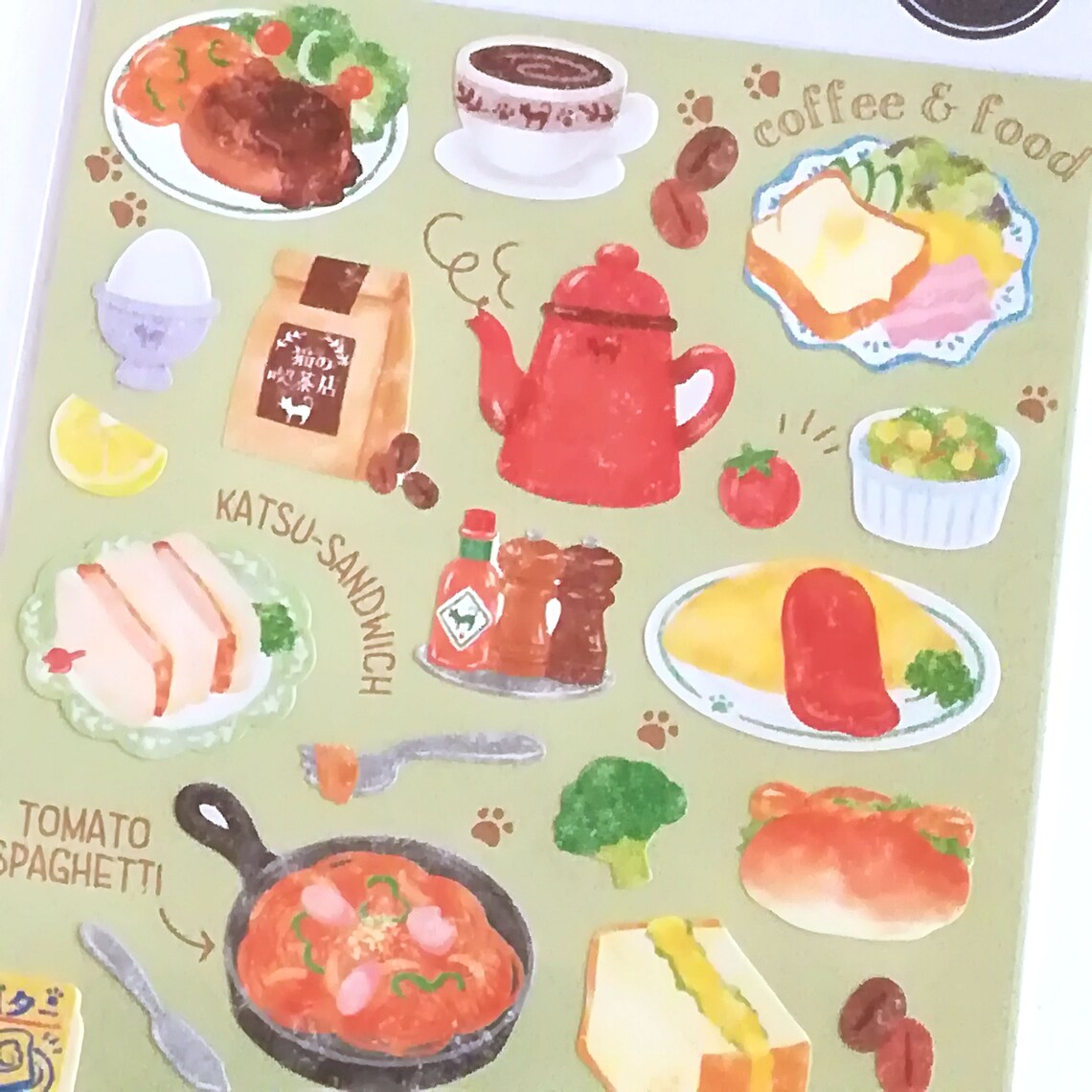 Coffee Shop Sticker sheet by Gaia - sticker selection
