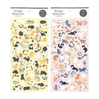 Cats Sticker sheet by Gaia - sticker selection
