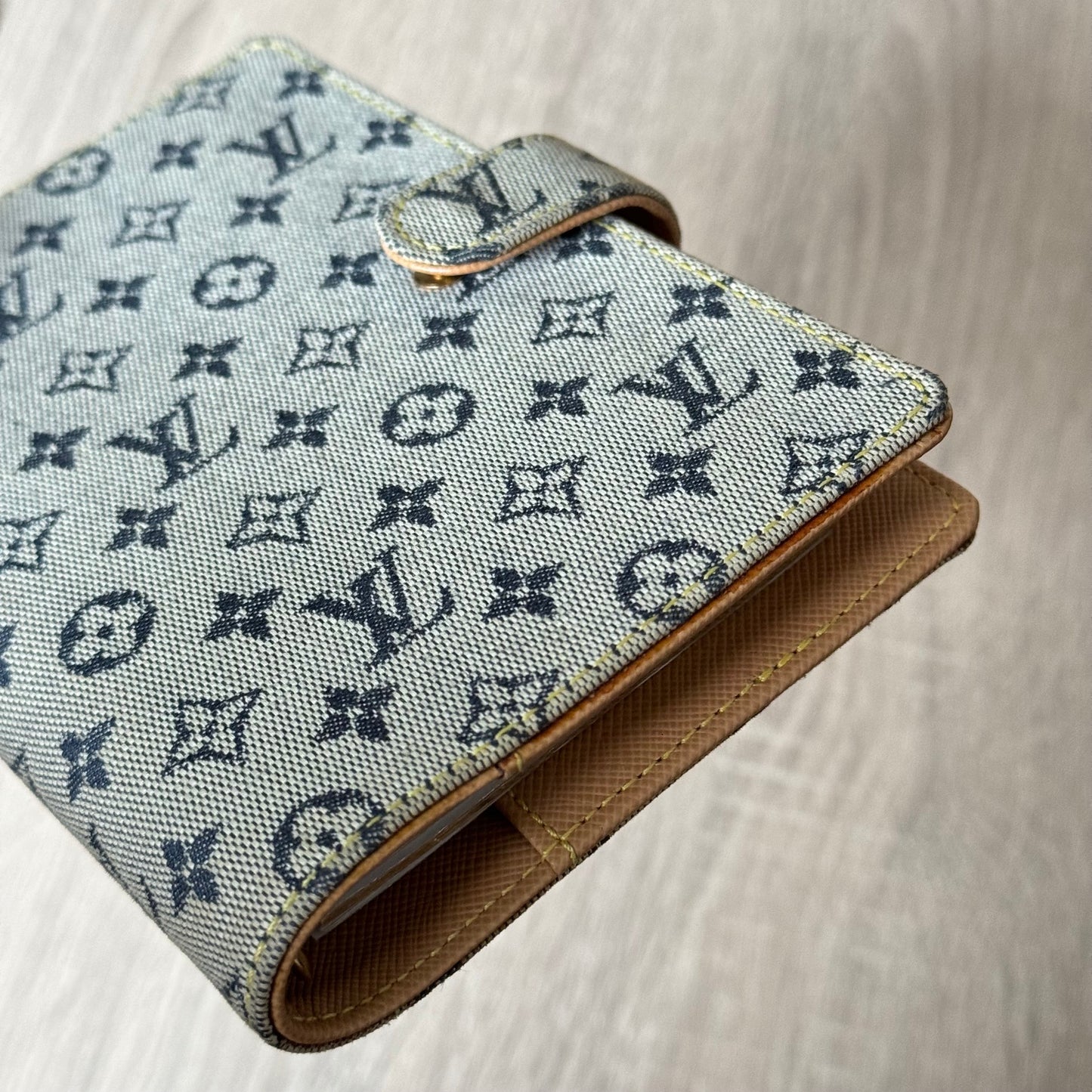 LV Blue/Navy Monogram Lyn PM Agenda