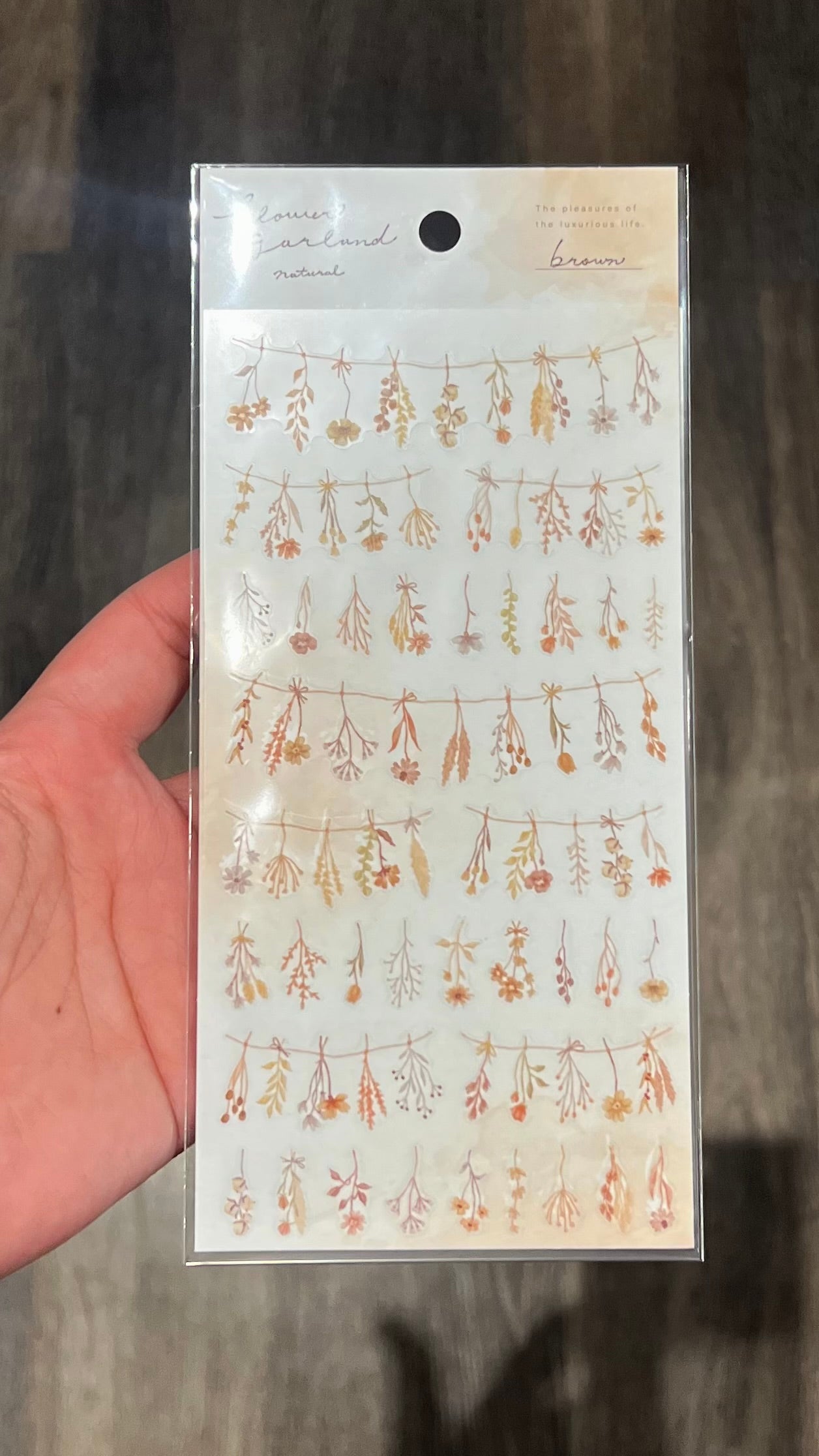 Flower Garland Matte Stickers by Mind Wave