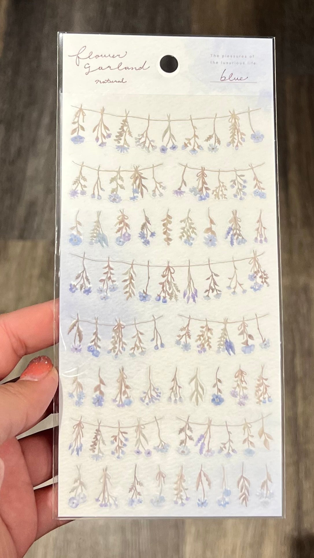 Flower Garland Matte Stickers by Mind Wave