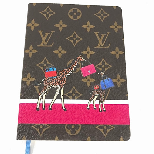 Clemence Notebook Cover - Holiday Giraffe Edition