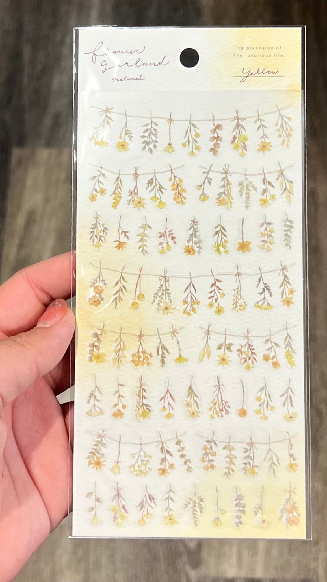 Flower Garland Matte Stickers by Mind Wave