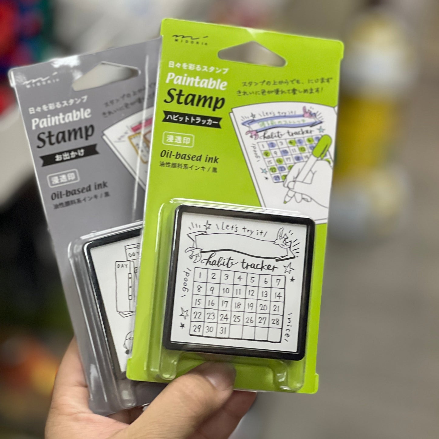 MIDORI Paintable Stamp Pre-Inked by Midori