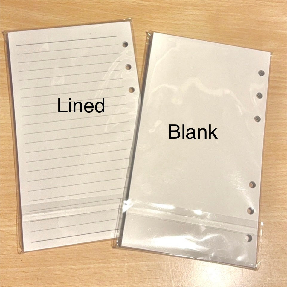 MM Sized Planner Refill Paper Inserts