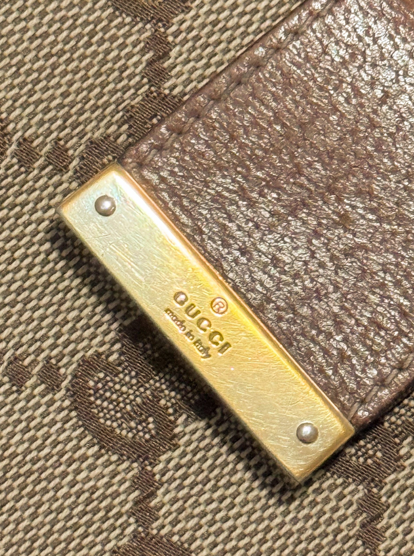 Gucci Monogram Brown MM Agenda