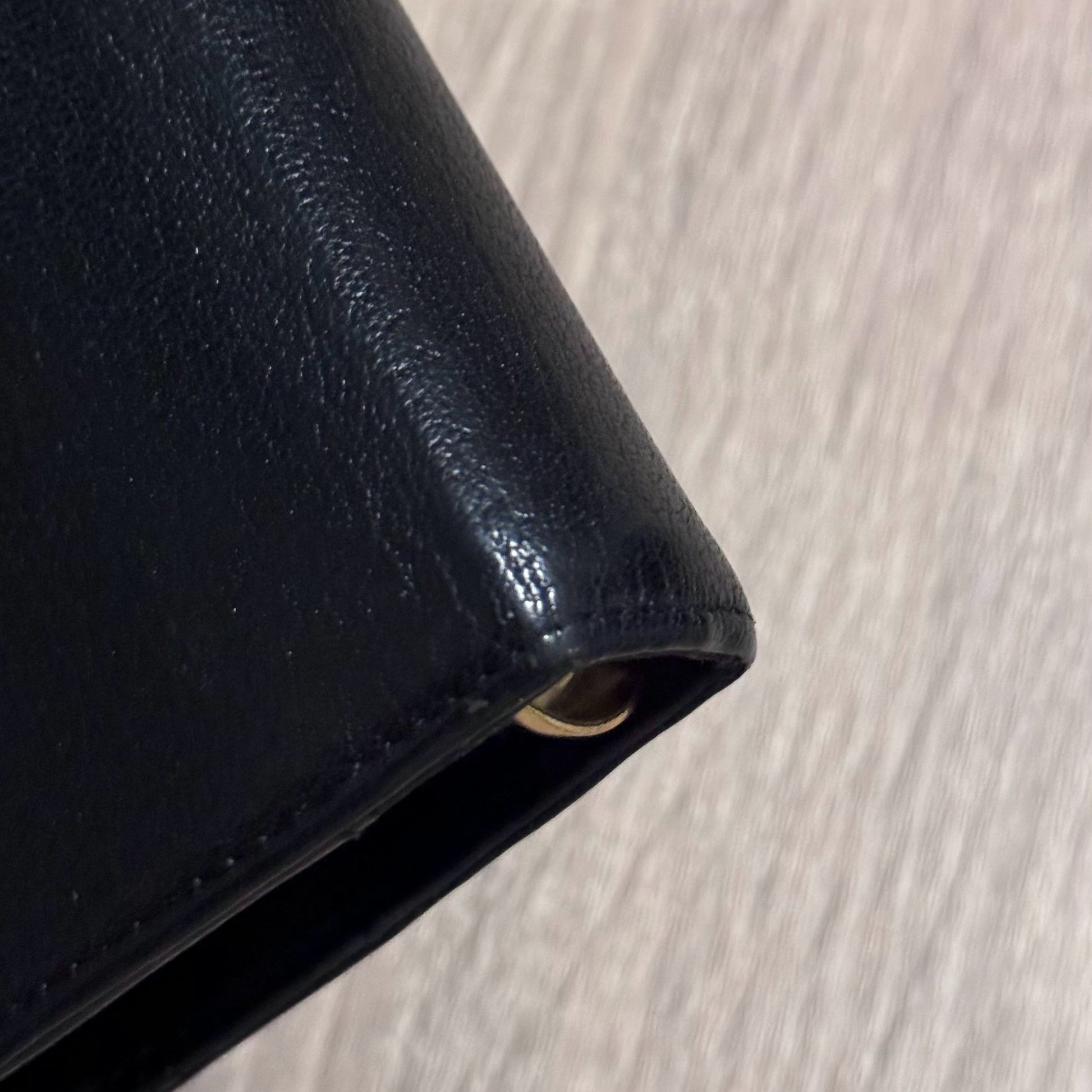 smooth chanel logo clasp diary planner agenda looseleaf notebook