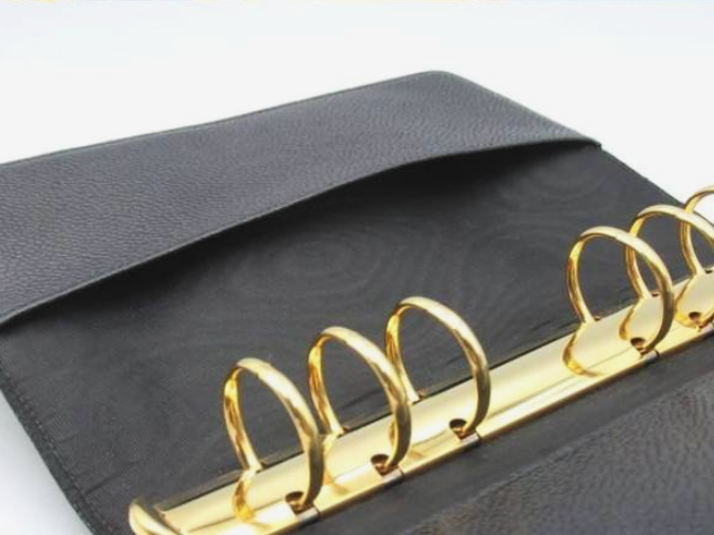 Chanel Timeless CC Black MM Agenda with card