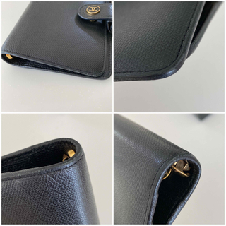 Chanel Enamel Logo Black PM Agenda