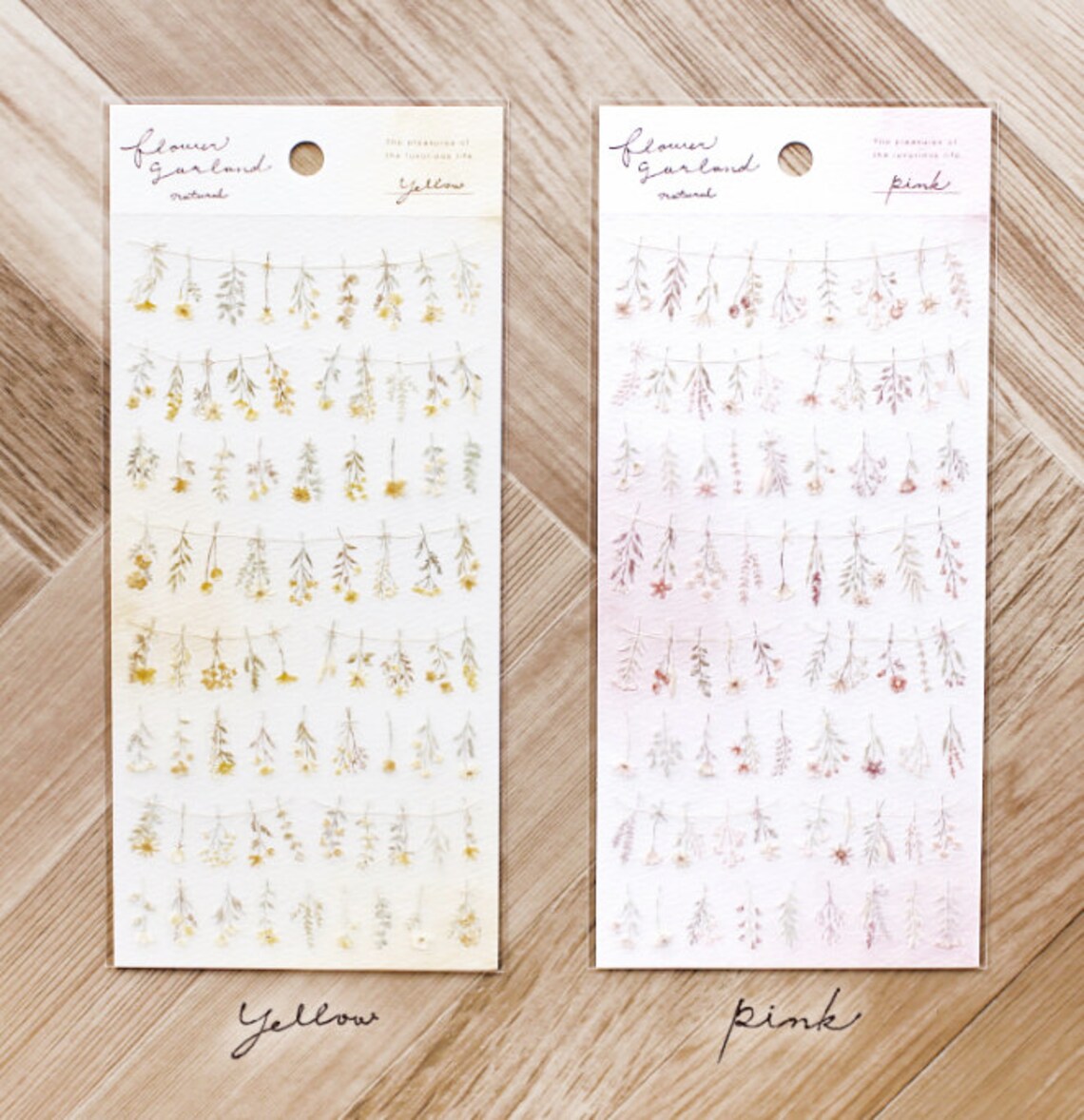 Flower Garland Matte Stickers by Mind Wave