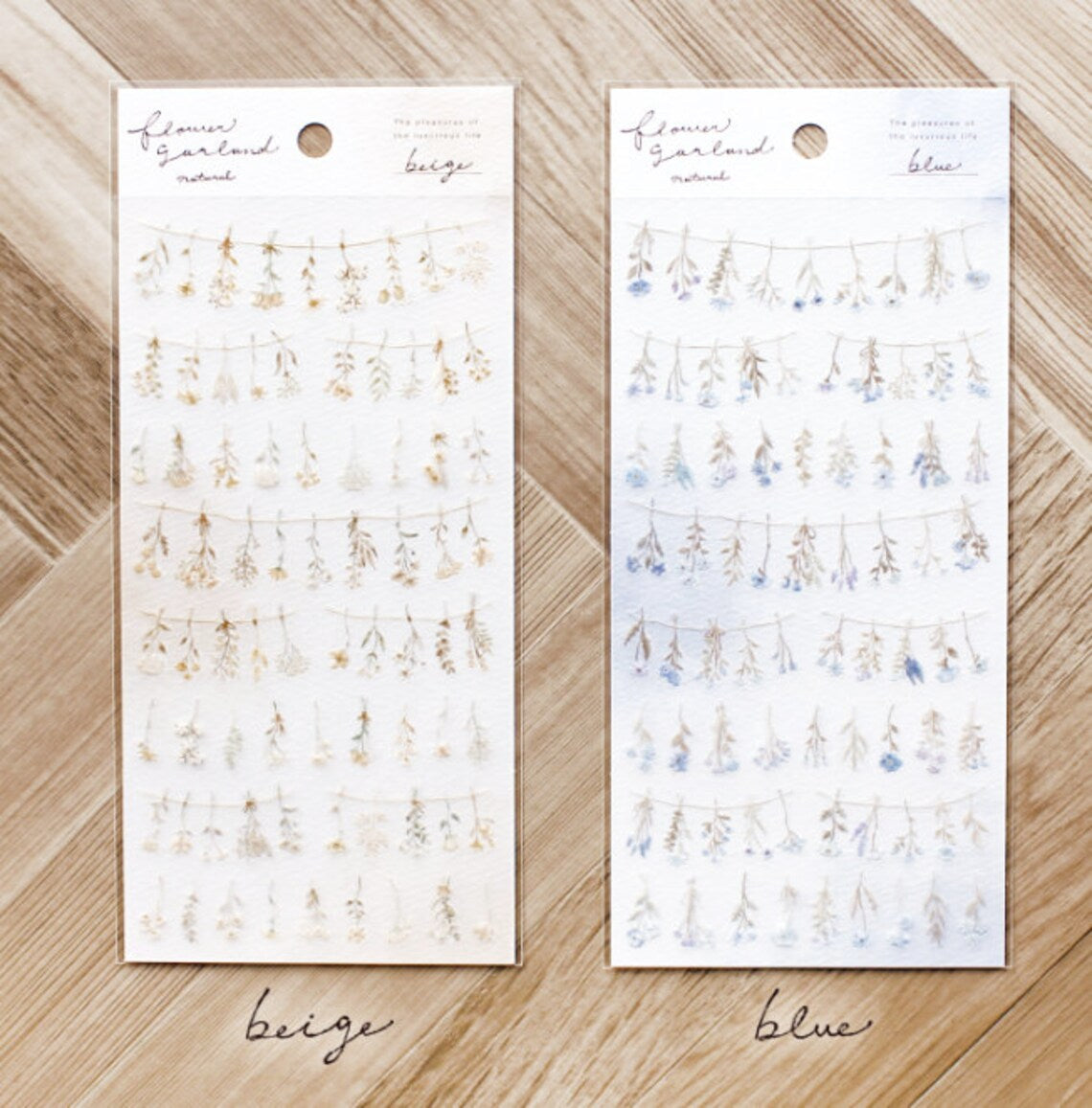 Flower Garland Matte Stickers by Mind Wave