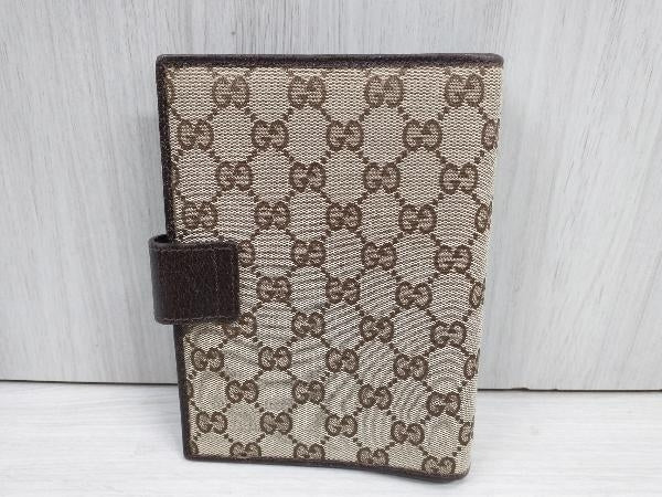 Gucci Dark Brown Monogram MM Agenda