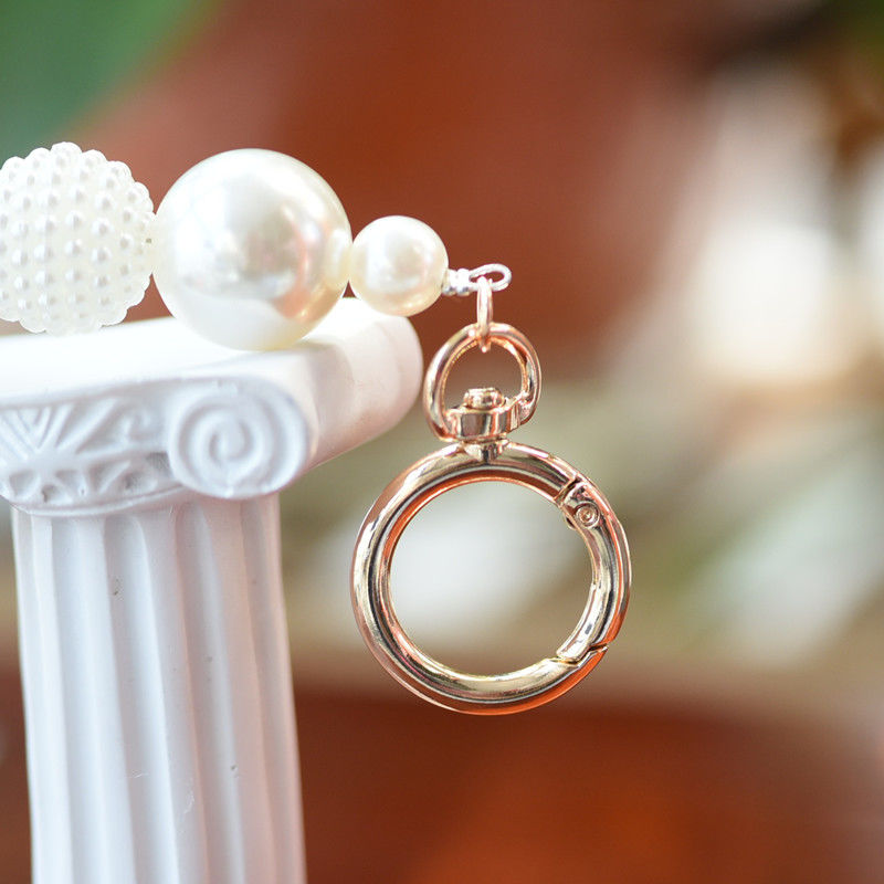 Circle Hoop Pearl Strap