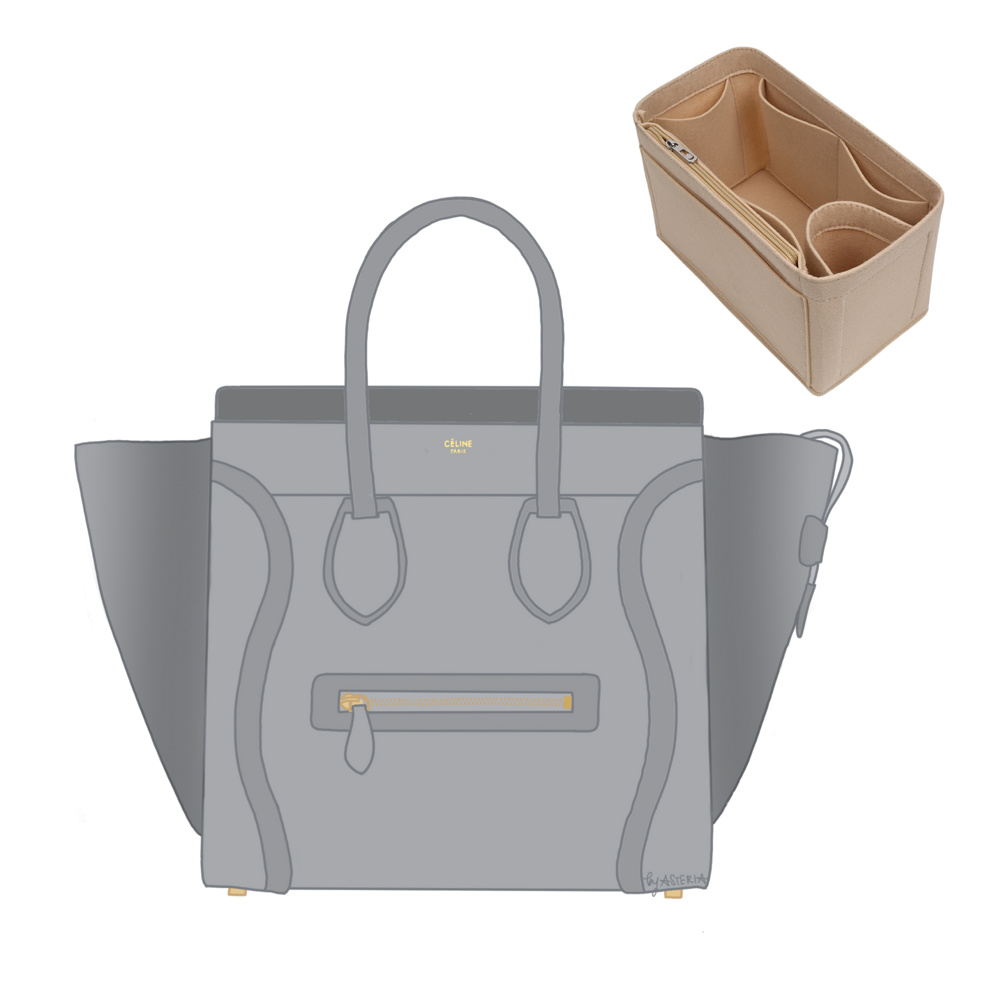 Luggage Tote オーガナイザー