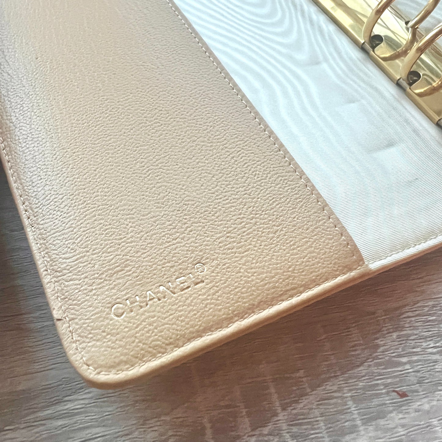 chanel planner diary corner