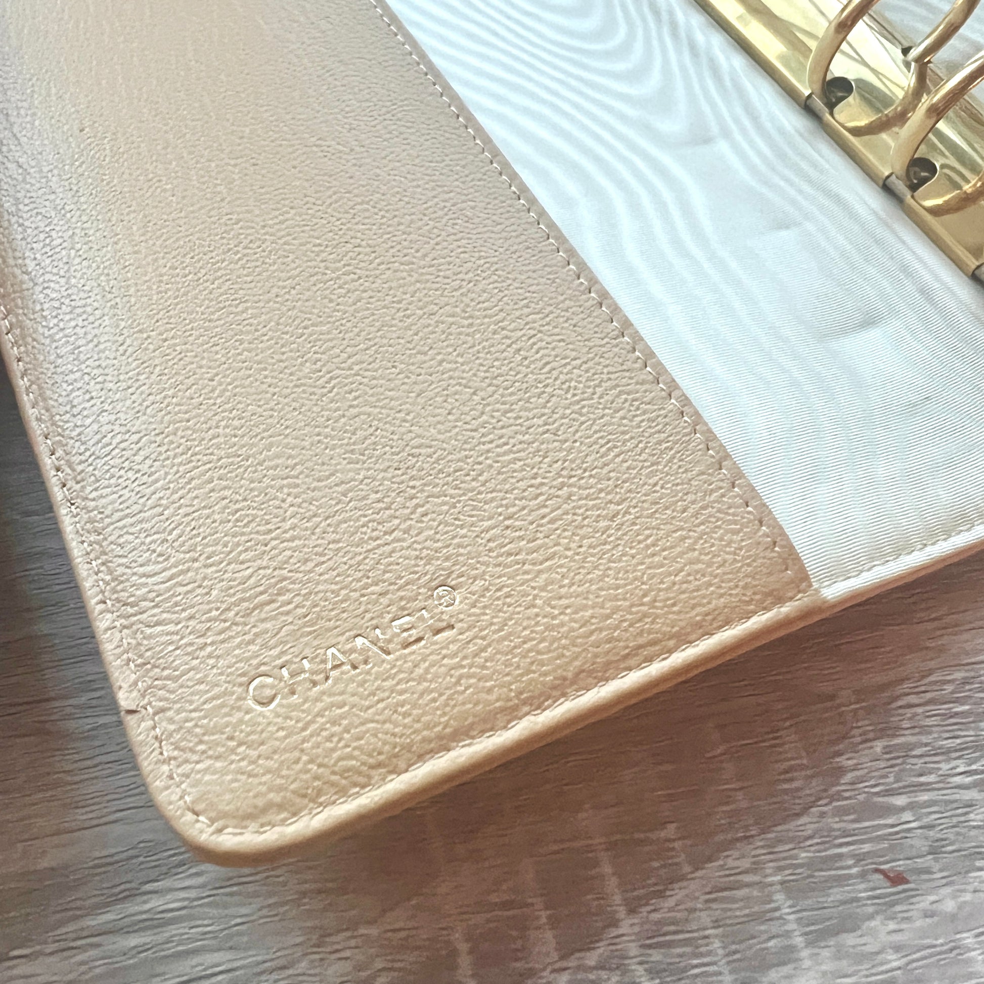 chanel planner diary corner