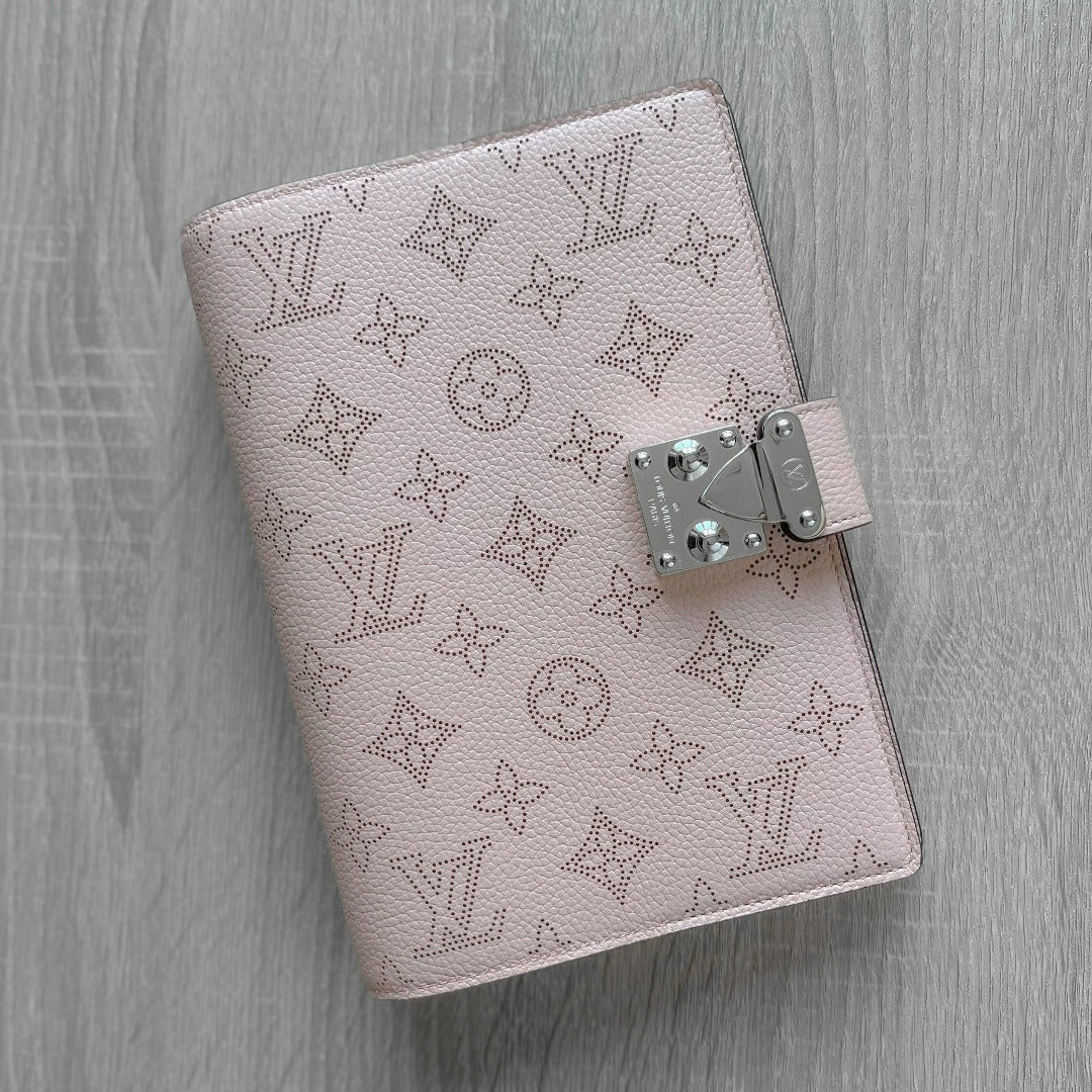 LV Paul Mahina Magnolia Pink MM Agenda Planner Notebook Cover - Pre-owned  in 2023