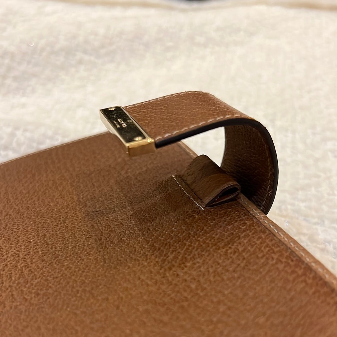 Gucci Monogram Brown MM Agenda