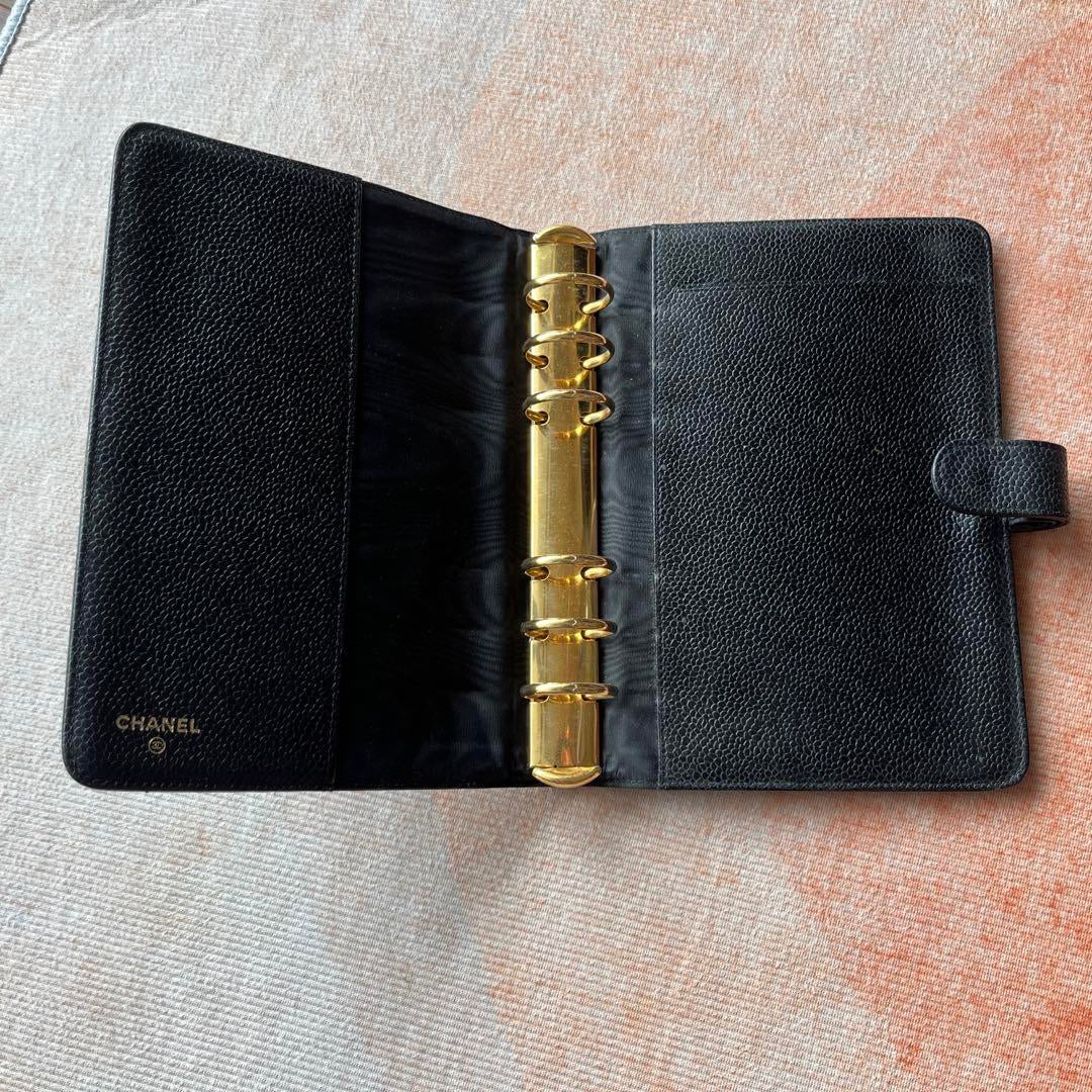 Chanel Timeless CC Black MM Agenda