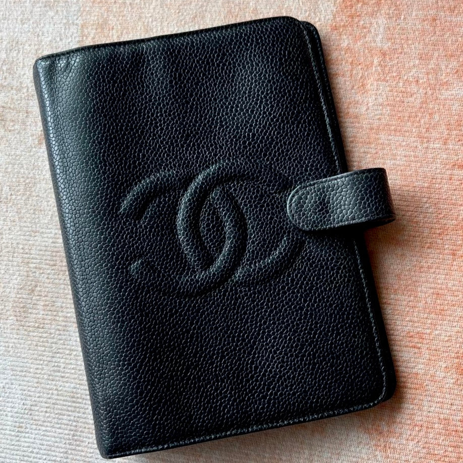 Chanel Timeless CC Black MM Agenda