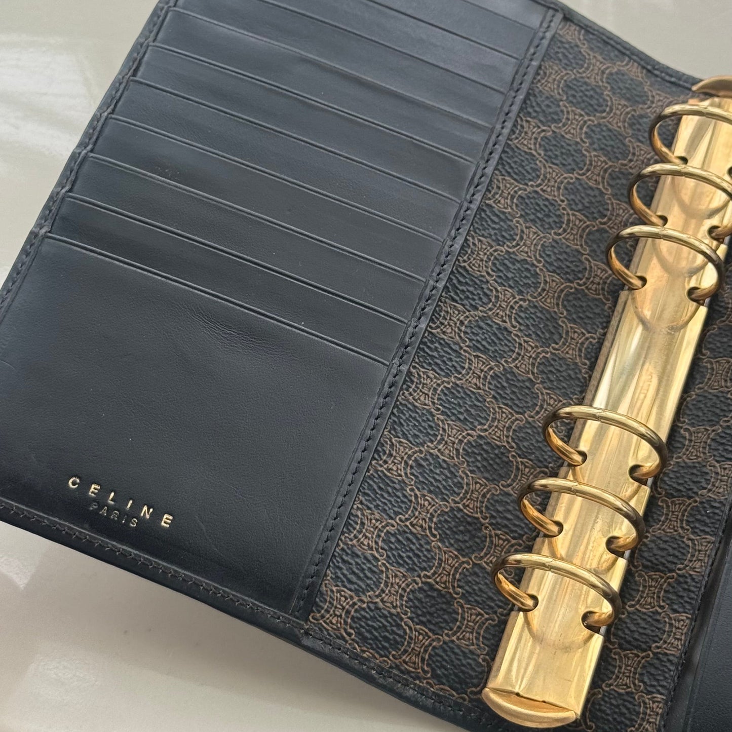 Celine Triomphe Dark MM Agenda
