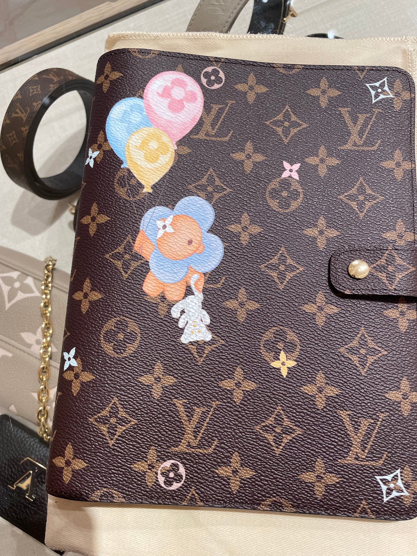 LV Monogram Vivienne 2025 Desk Agenda