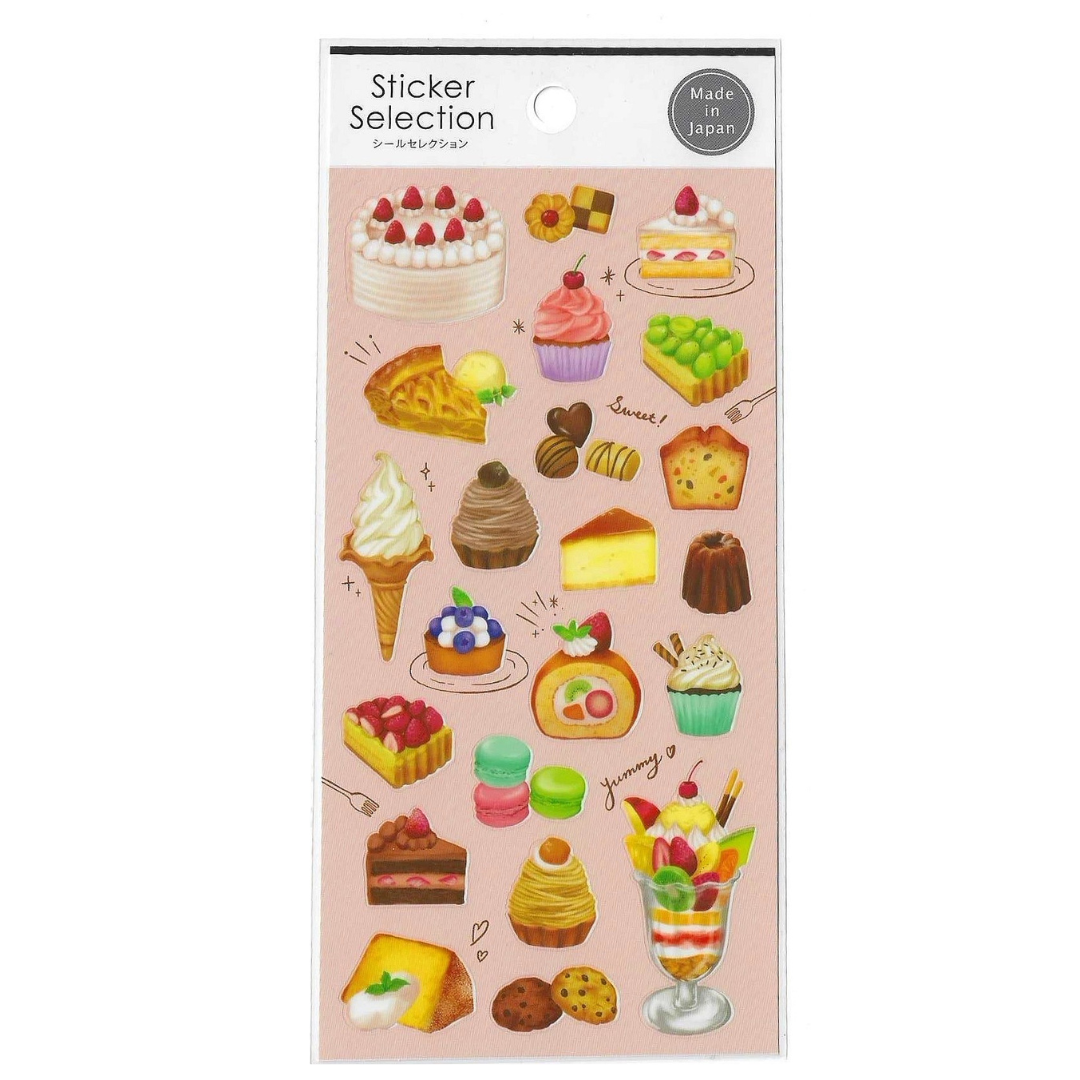 Cake sticker sheets by Gaia - sticker selection