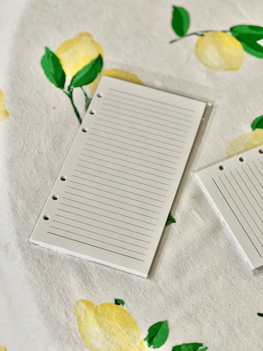 Planner Refill Paper Inserts