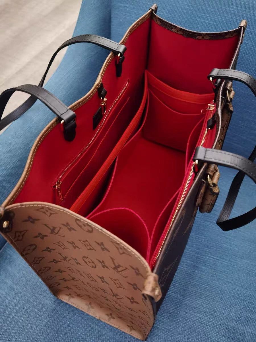 Louis Vuitton on The Go Tote Handbag Organizer Insert