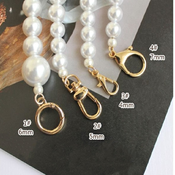 Circle Hoop Pearl Strap