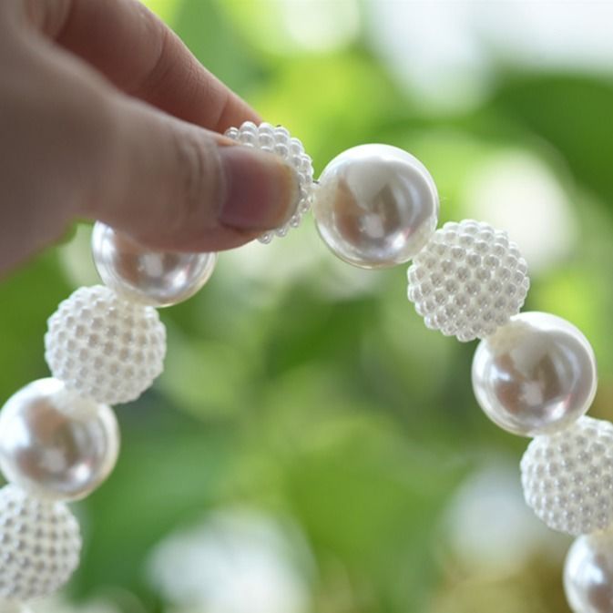 Circle Hoop Pearl Strap