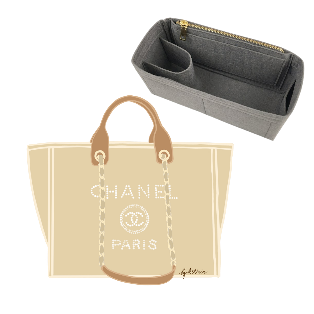 Purse Organizer Insert for Chanel Deauville Tote Small