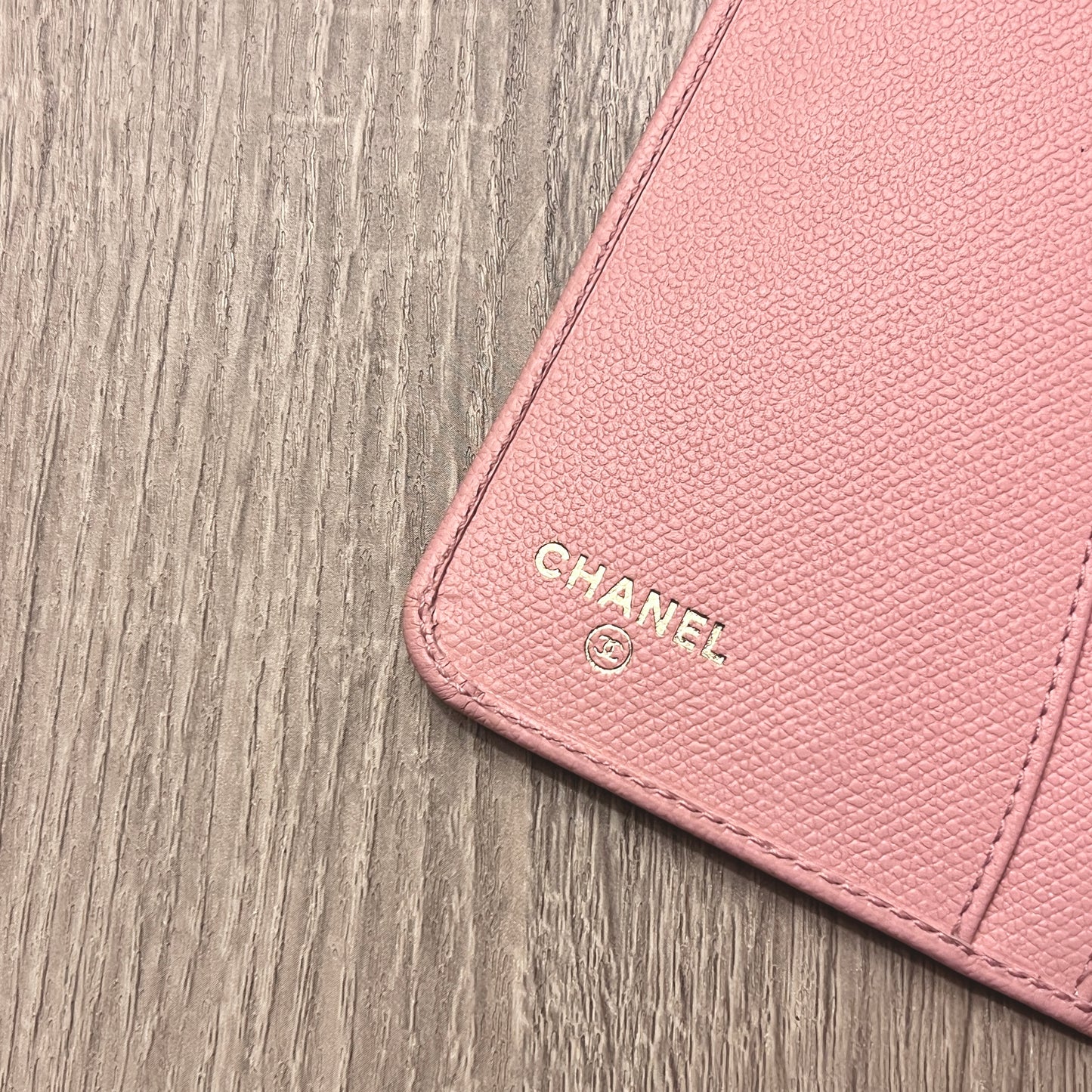 Chanel Enamel Logo Pink PM Agenda