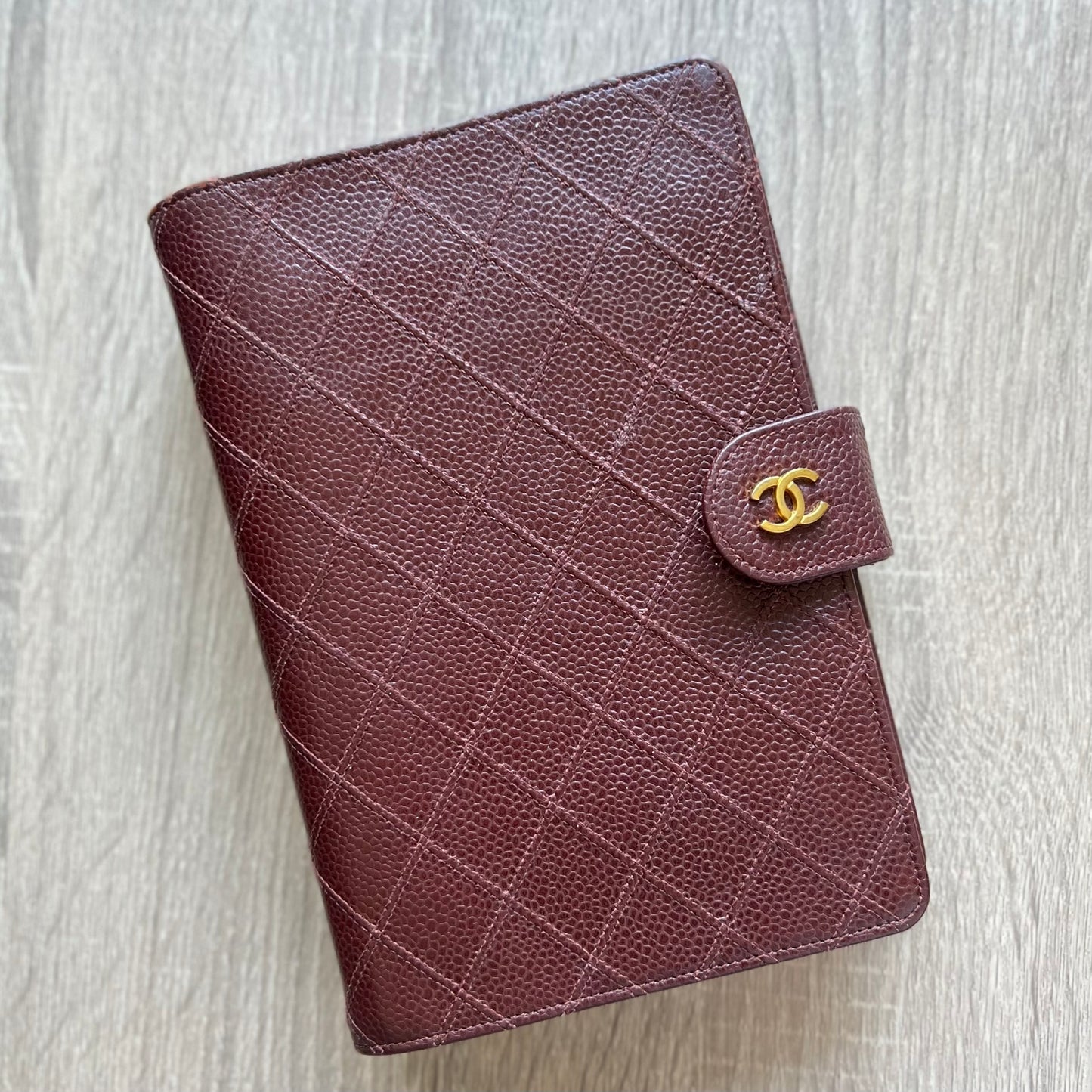 chanel notebook cover